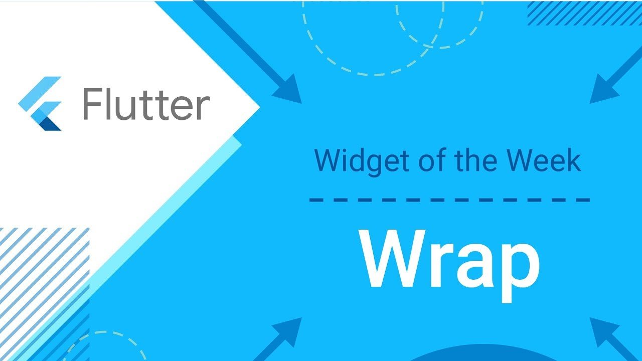 Learning Flutter Widgets Widget 3 Wrap Flutterfumes