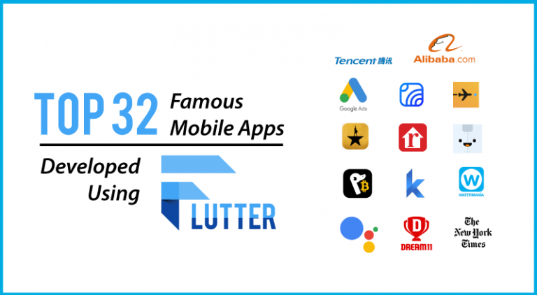 Top 32 Famous Mobile Apps Developed Using Flutter